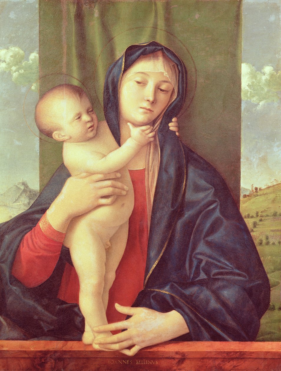 Dziewica z Dzieciątkiem, c.1487 autorstwa Giovanni Bellini