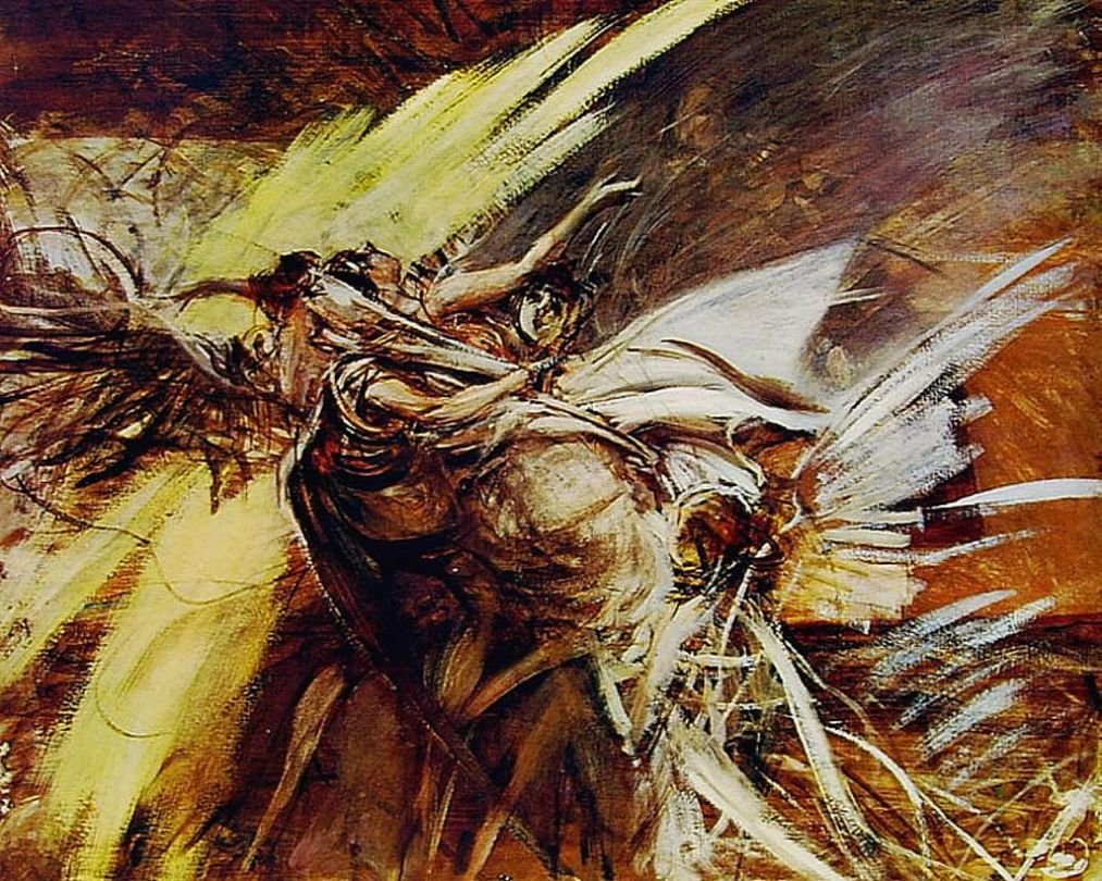 Angels.Polski: Annoy.Deutsch: Engel.n autorstwa Giovanni Boldini