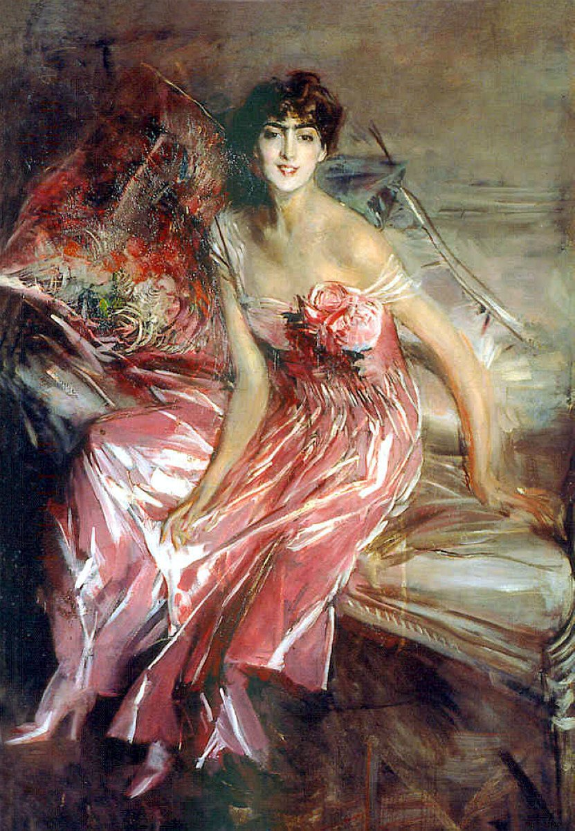 Lady in RosenDeutsch: Frau in RosanPolski: Kobieta w rozun autorstwa Giovanni Boldini