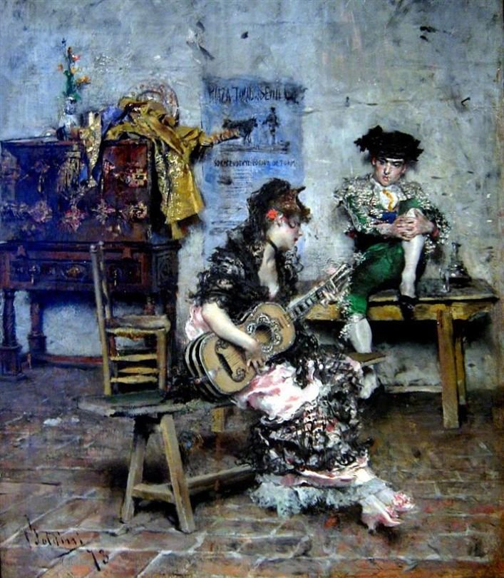 The Guitar PlayersNiemiecki: The GuitaristPolski: Gitarzystkan autorstwa Giovanni Boldini