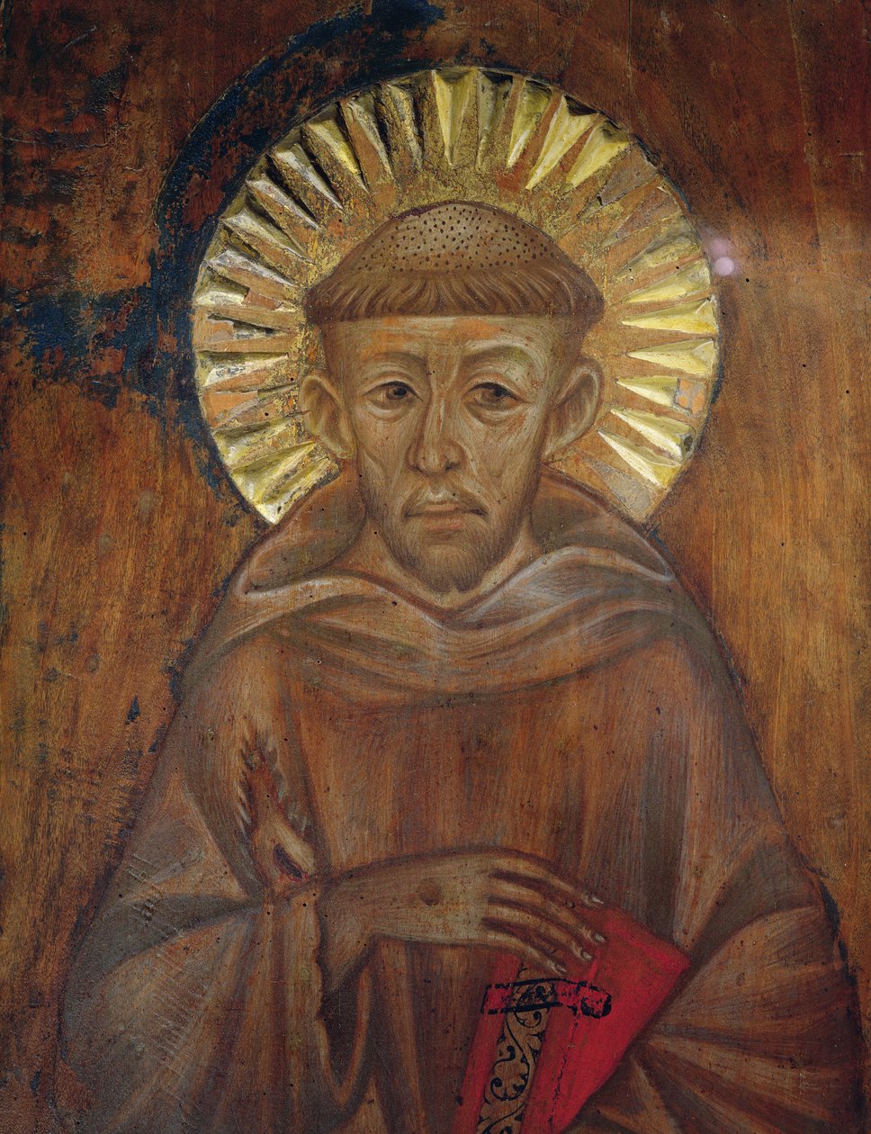 Portret św. Franciszka, ok. 1285 olej na detalu deski z 696577 autorstwa Giovanni Cimabue