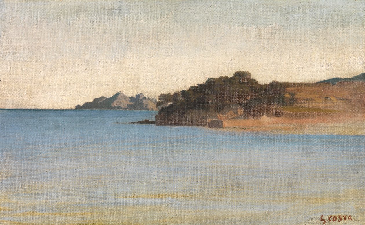 Portofino, ok. 1858 autorstwa Giovanni Costa