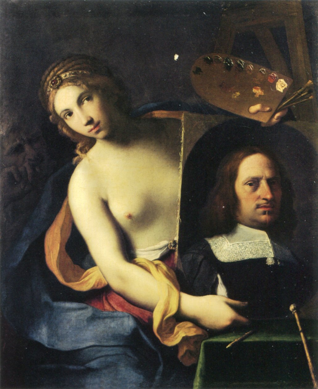 Alegoria malarstwa autorstwa Giovanni Domenico Cerrini