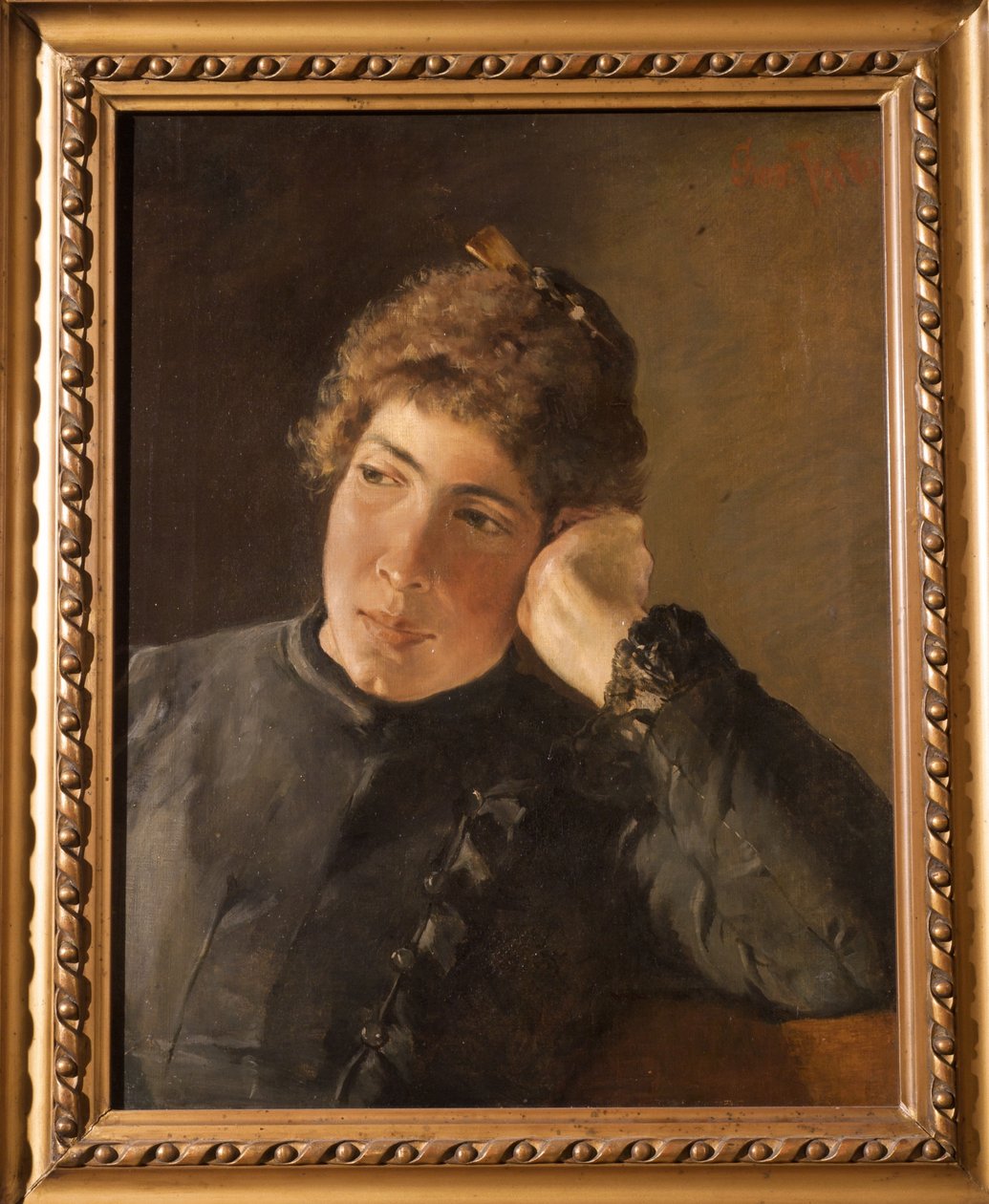 Portret kobiety, 1870 autorstwa Giovanni Fattori