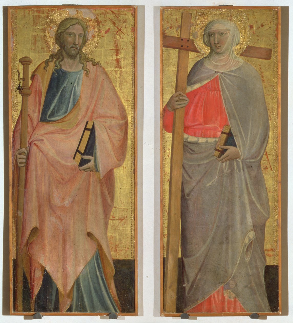 św. Jakub i św. Helena (tempera na panelach) autorstwa Giovanni dal Ponte