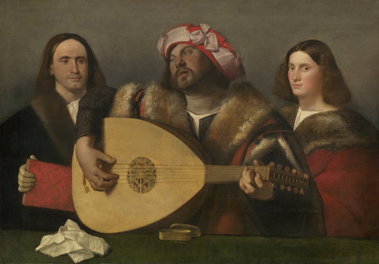 Koncert, ok.1518-20 autorstwa Giovanni de Busi Cariani