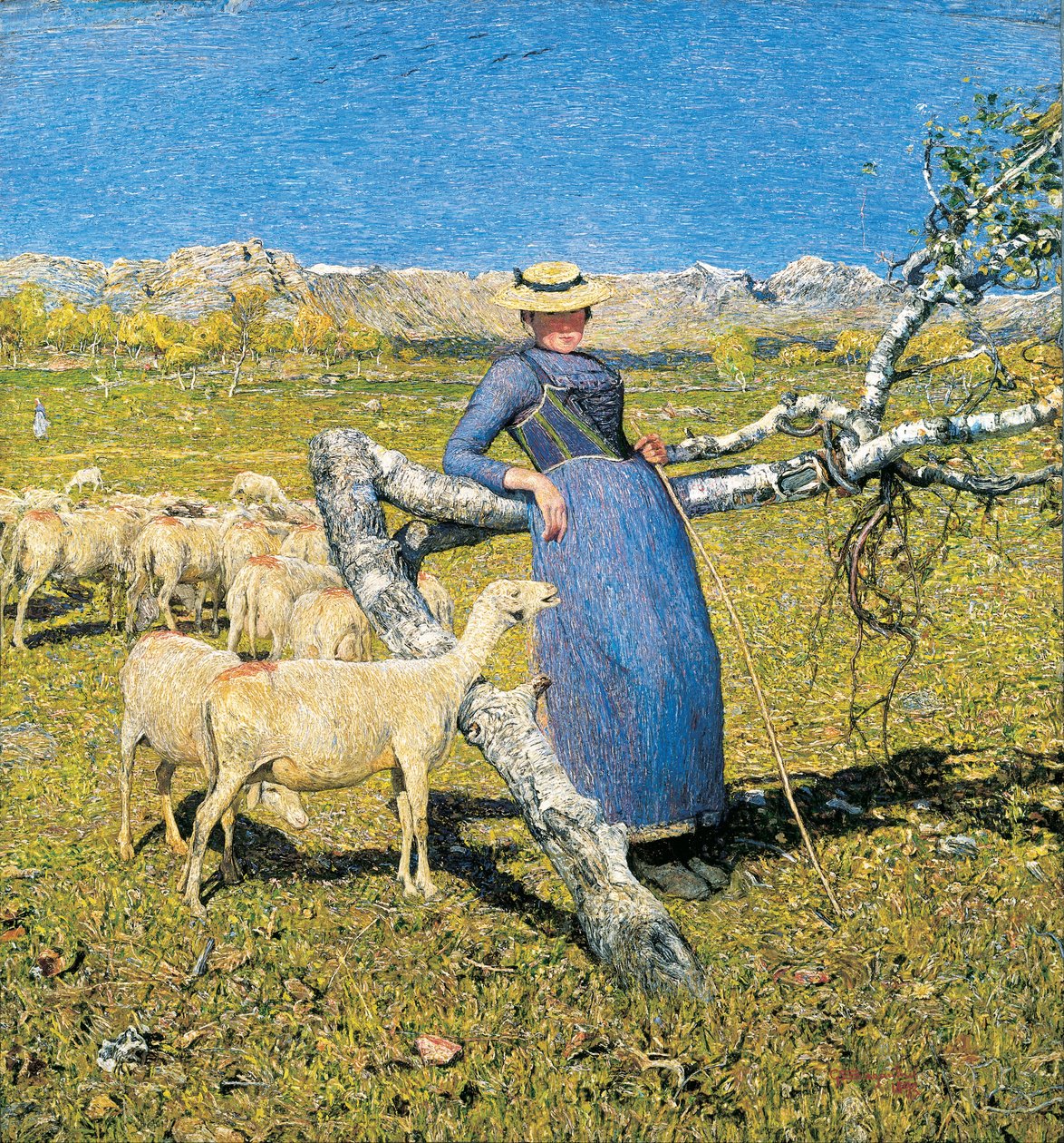 Samo południe w Alpach autorstwa Giovanni Segantini