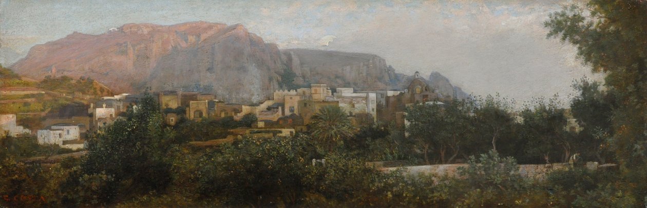Czas zmierzchu na Capri autorstwa Giovanni (1826 1903) Costa