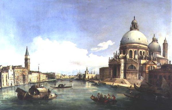 Santa Maria della Salute, Wenecja autorstwa Giovanni (attr.to) Grubacs