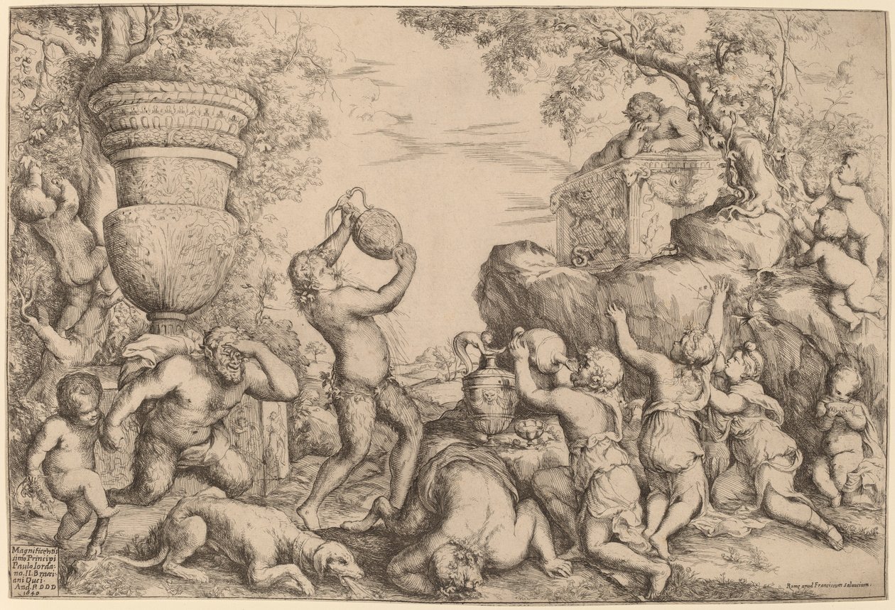 bachchanal autorstwa Giovanni Andrea Podesta