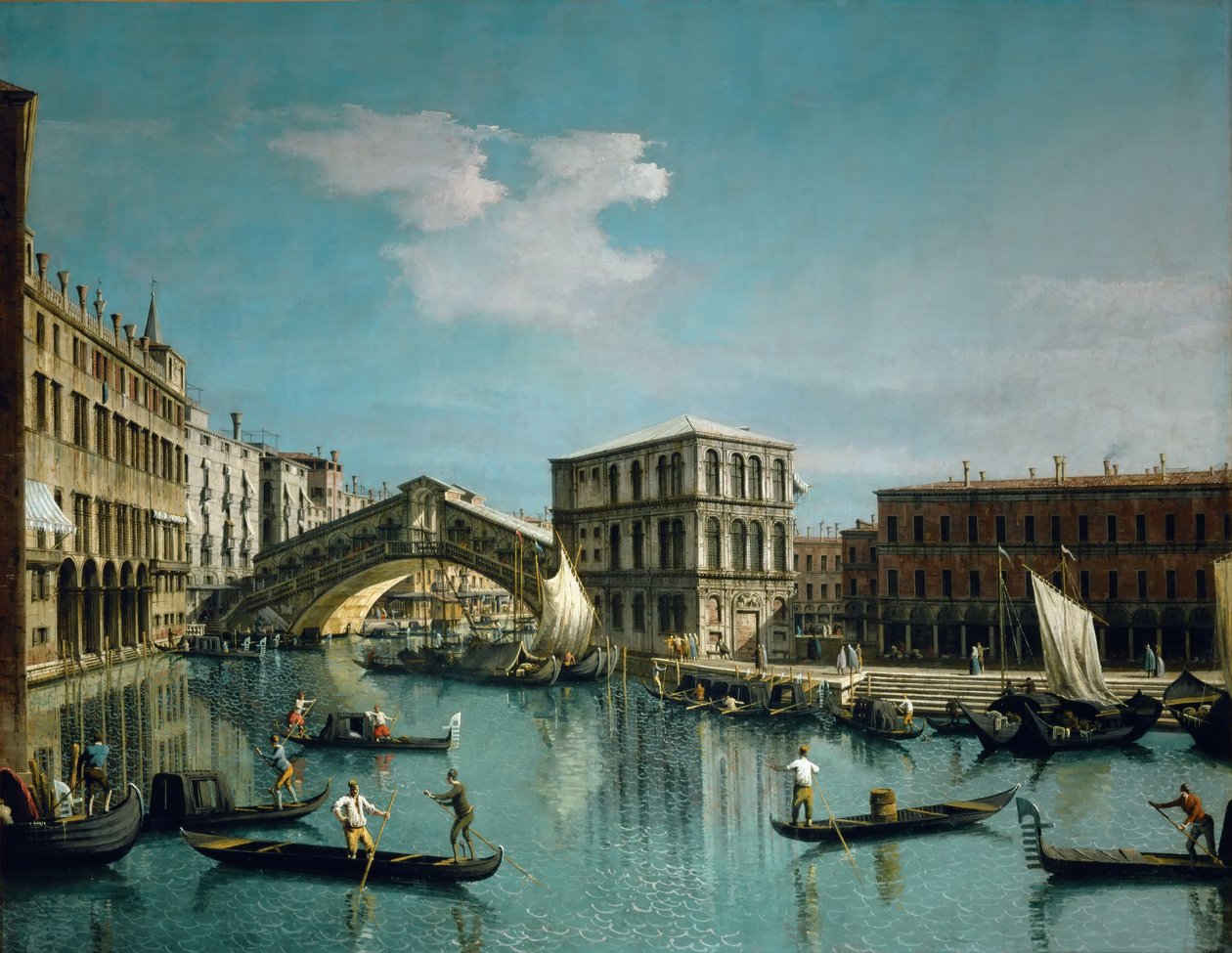 Most Rialto autorstwa Giovanni Antonio Canal
