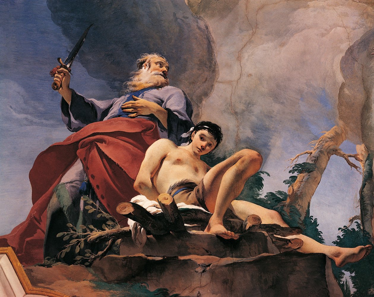 Ofiara Izaaka autorstwa Giovanni Battista Tiepolo