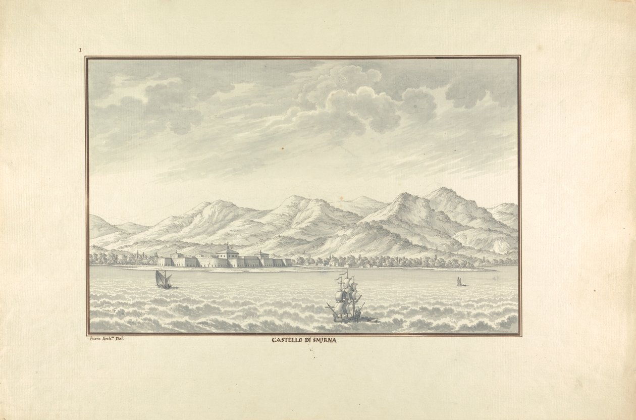Zamek Smyrna autorstwa Giovanni Battista Borra