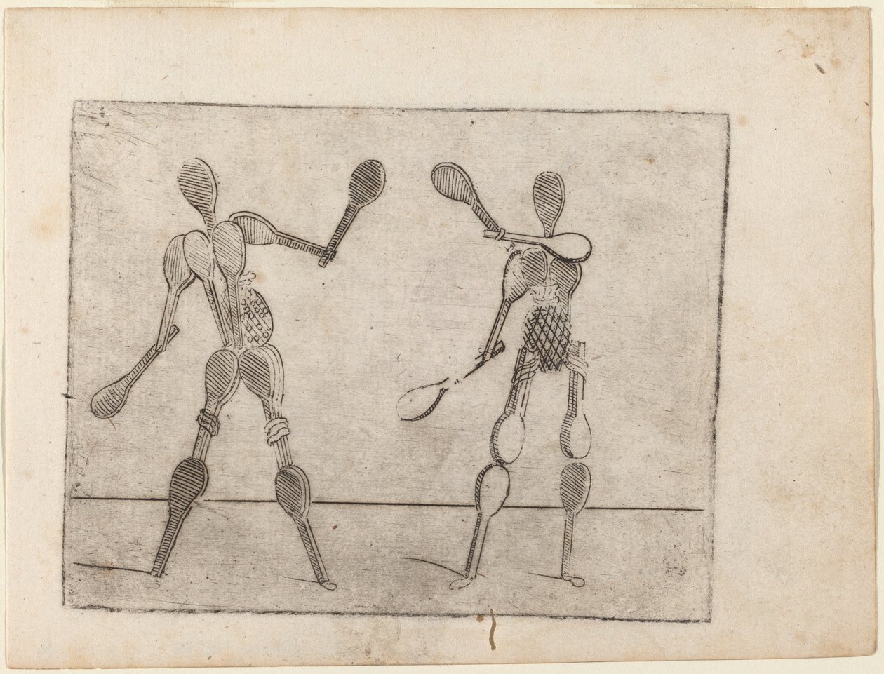 Z „Bizzarie di different Figures” autorstwa Giovanni Battista Bracelli