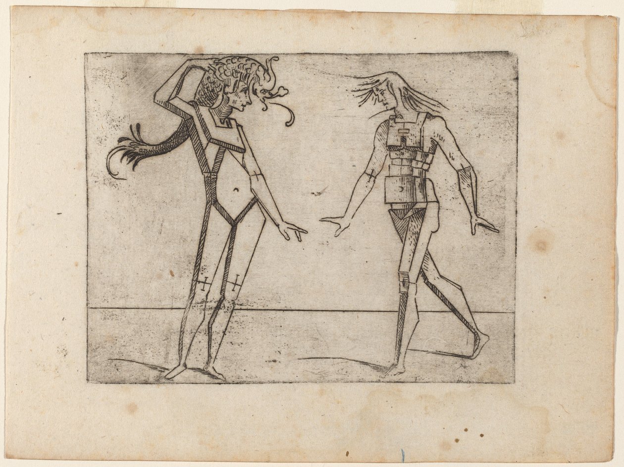 Z „Bizzarie di different Figures” autorstwa Giovanni Battista Bracelli