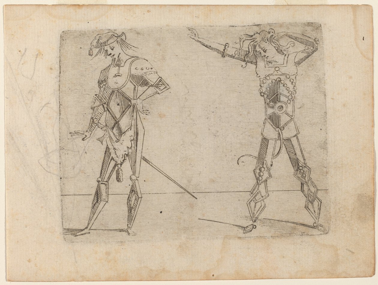 Z „Bizzarie di different Figures” autorstwa Giovanni Battista Bracelli