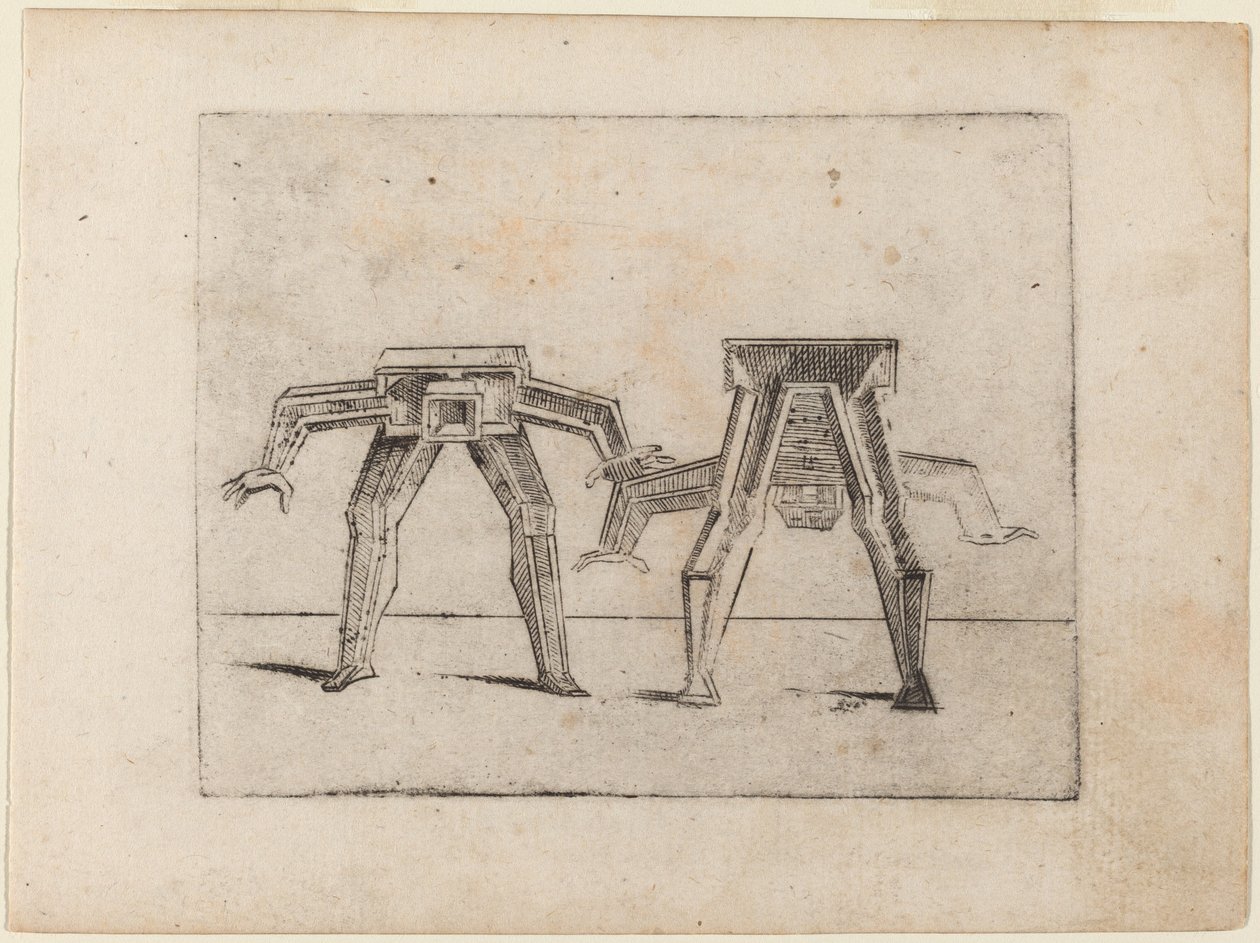 Z „Bizzarie di different Figures” autorstwa Giovanni Battista Bracelli