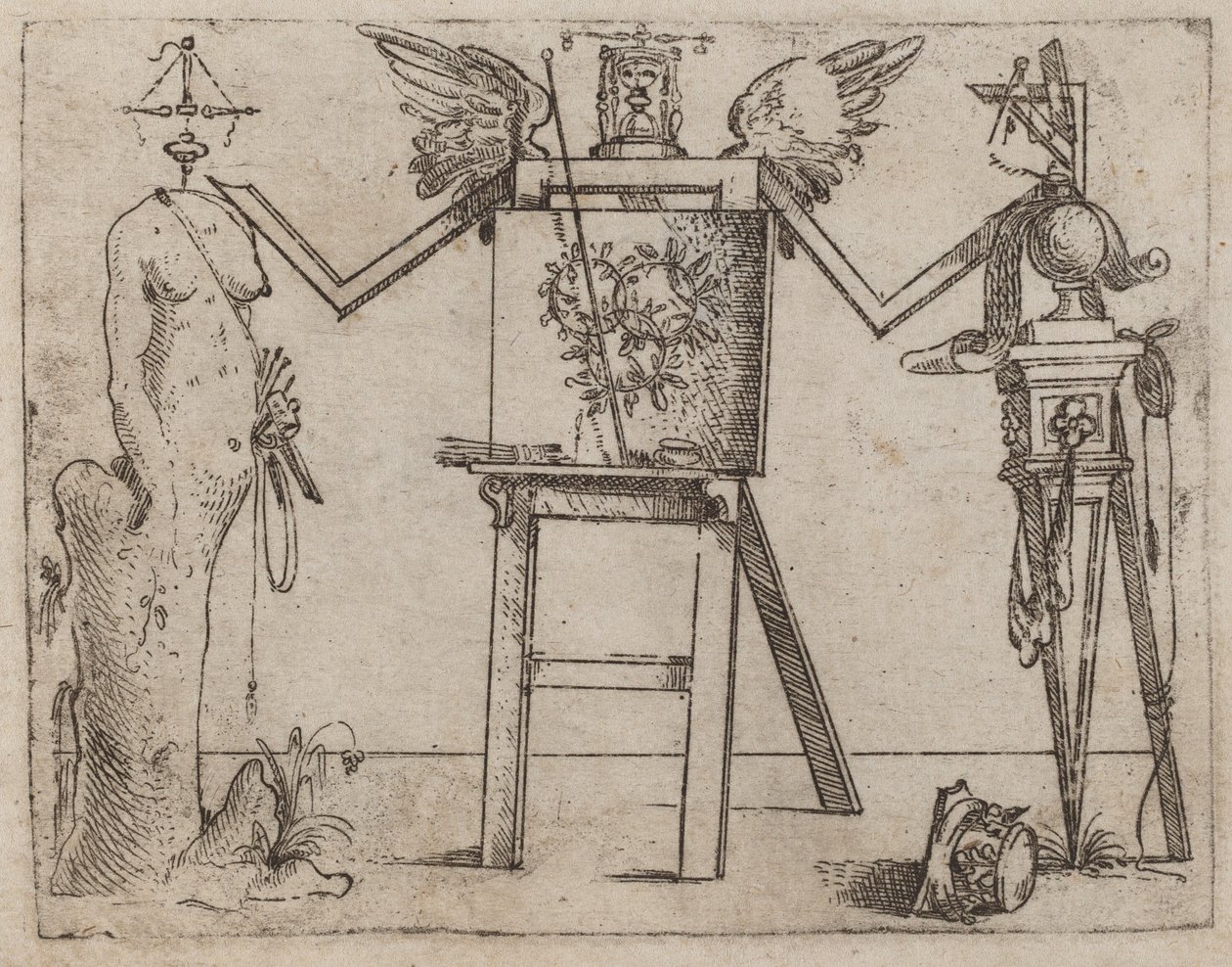 Z „Bizzarie di different Figures” autorstwa Giovanni Battista Bracelli