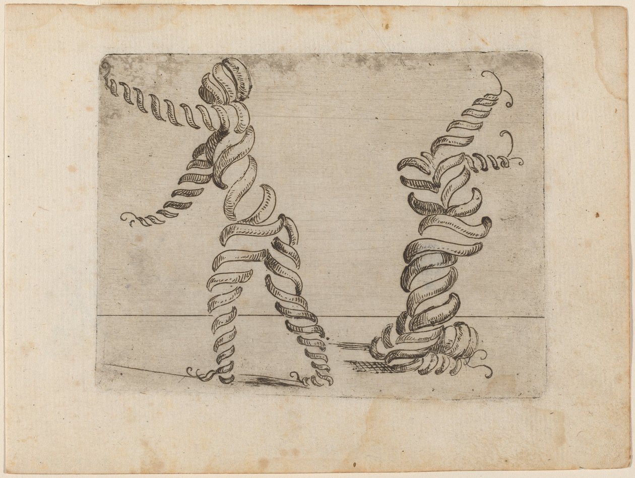 Z „Bizzarie di different Figures” autorstwa Giovanni Battista Bracelli