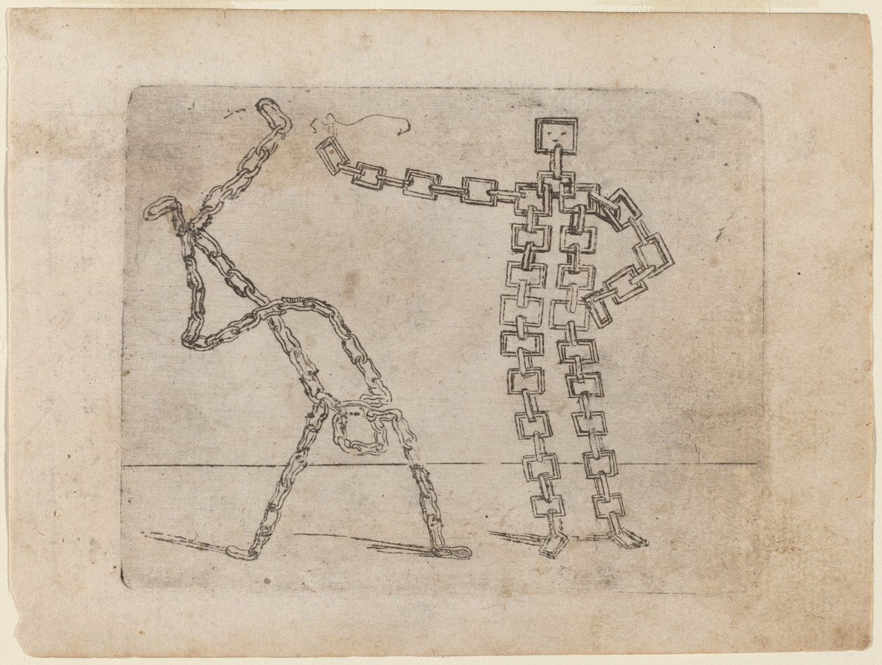 Z „Bizzarie di different Figures” autorstwa Giovanni Battista Bracelli