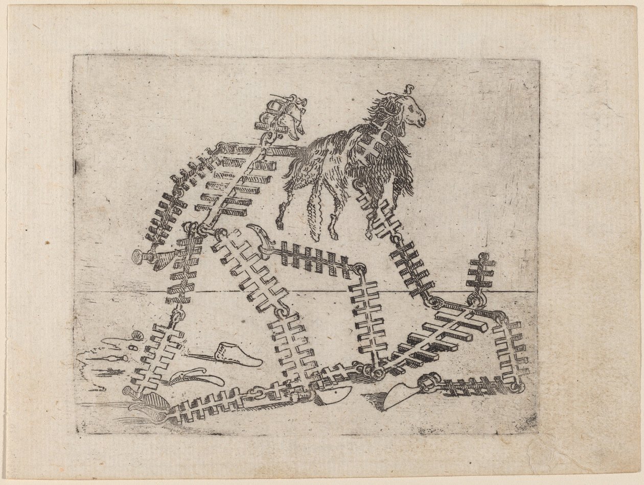 Z „Bizzarie di different Figures” autorstwa Giovanni Battista Bracelli