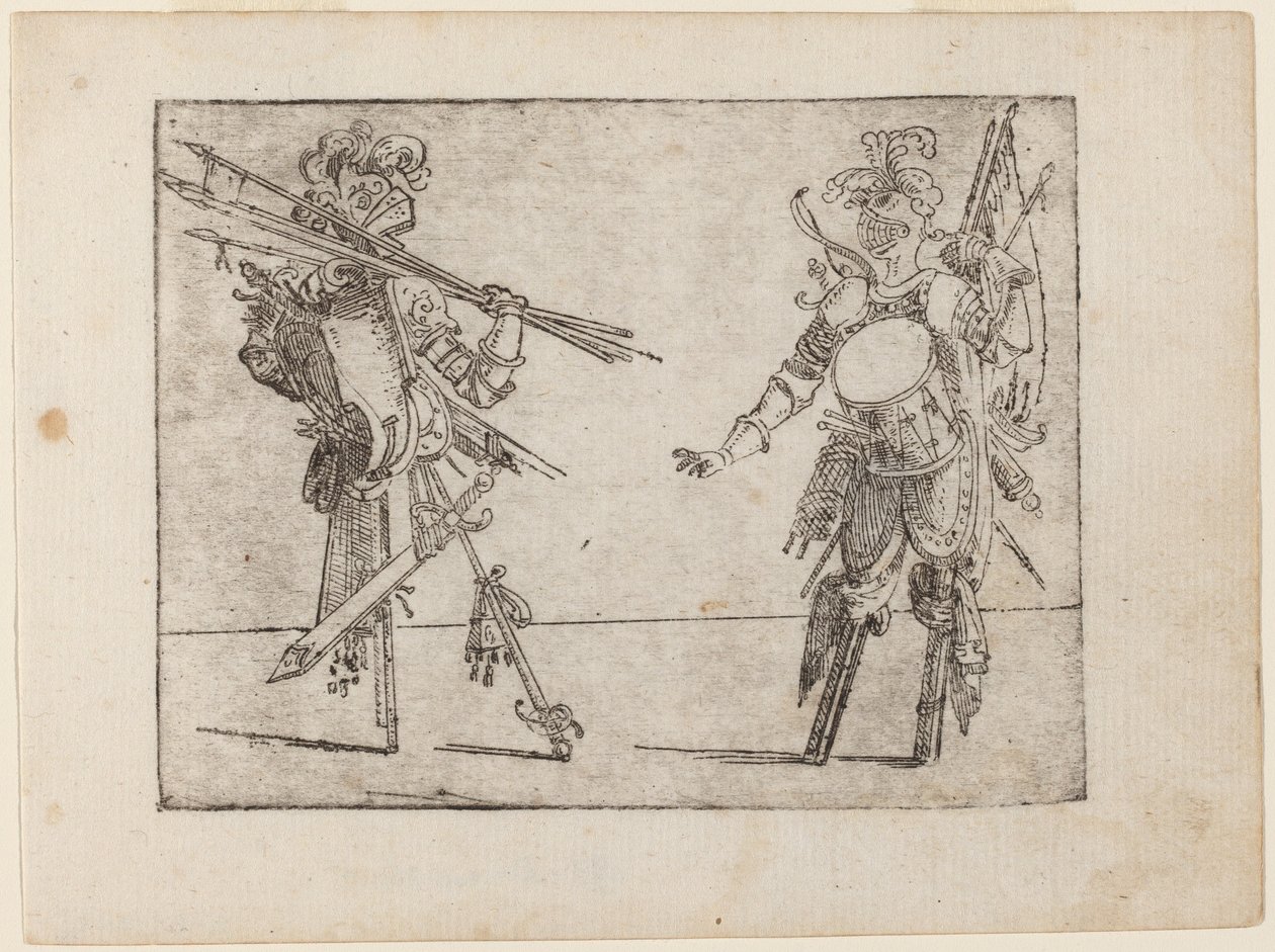 Z „Bizzarie di different Figures” autorstwa Giovanni Battista Bracelli