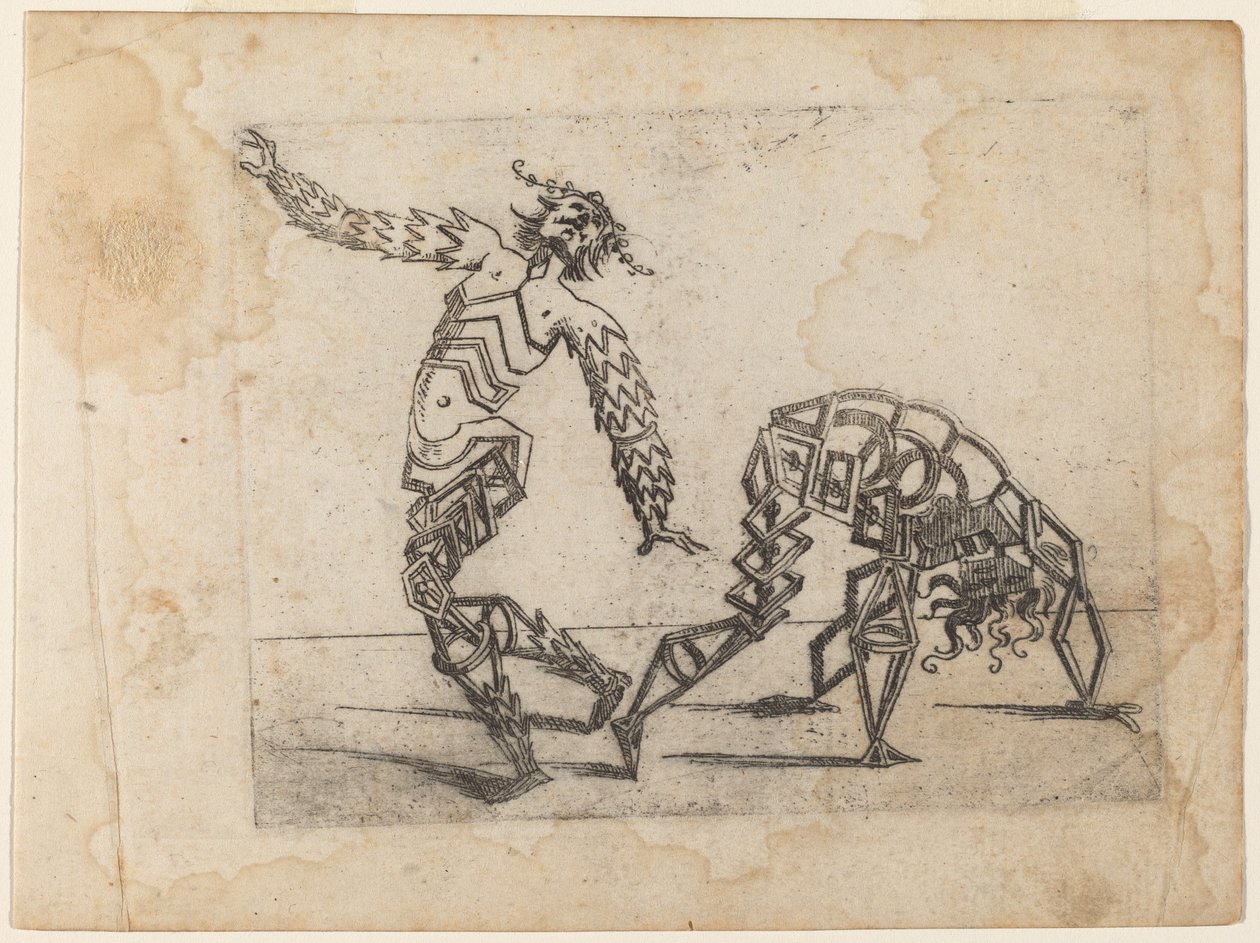 Z „Bizzarie di different Figures” autorstwa Giovanni Battista Bracelli
