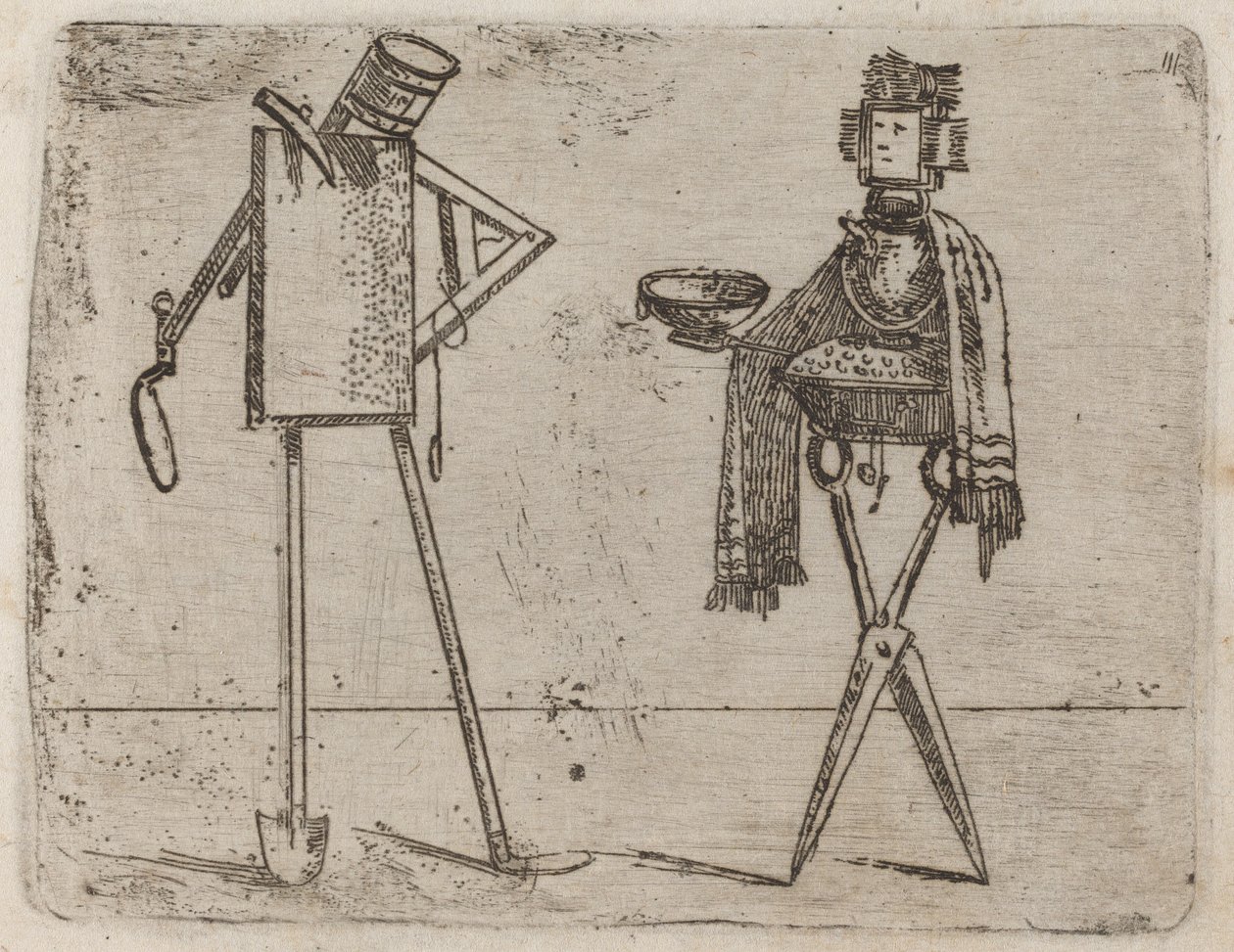 Z „Bizzarie di different Figures” autorstwa Giovanni Battista Bracelli