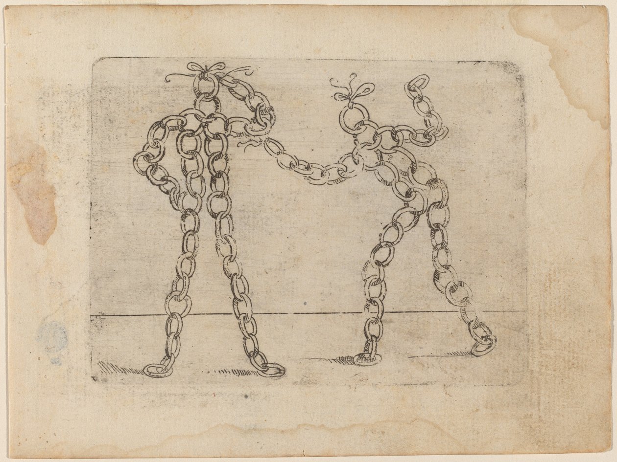 Z „Bizzarie di different Figures” autorstwa Giovanni Battista Bracelli