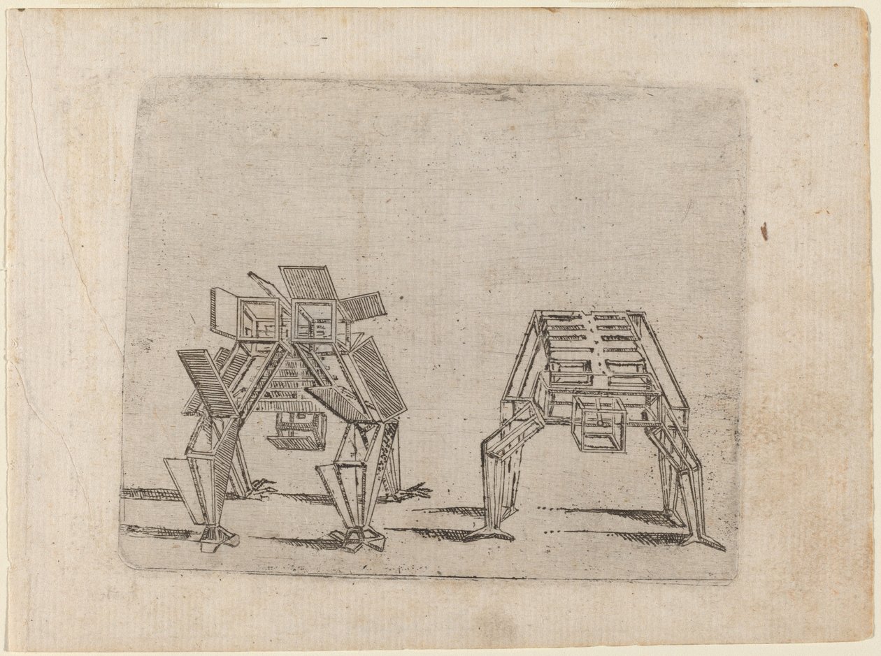Z „Bizzarie di different Figures” autorstwa Giovanni Battista Bracelli