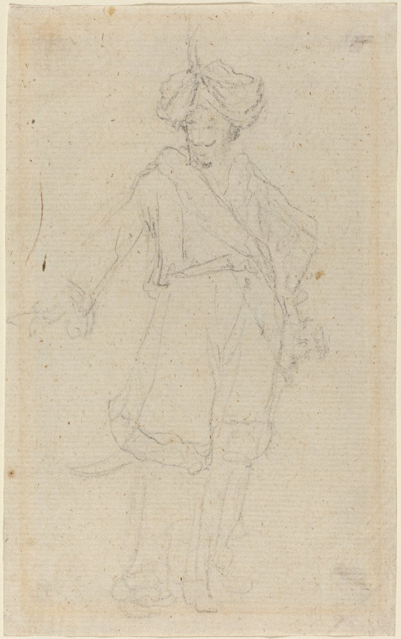 Turek [recto] autorstwa Giovanni Battista Cipriani