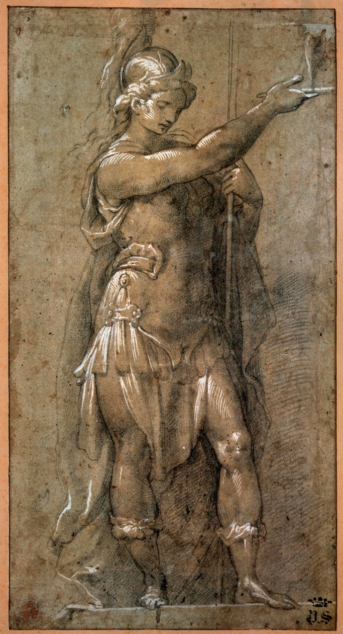 Minerwa, początek XVII wieku autorstwa Giovanni Battista Crespi