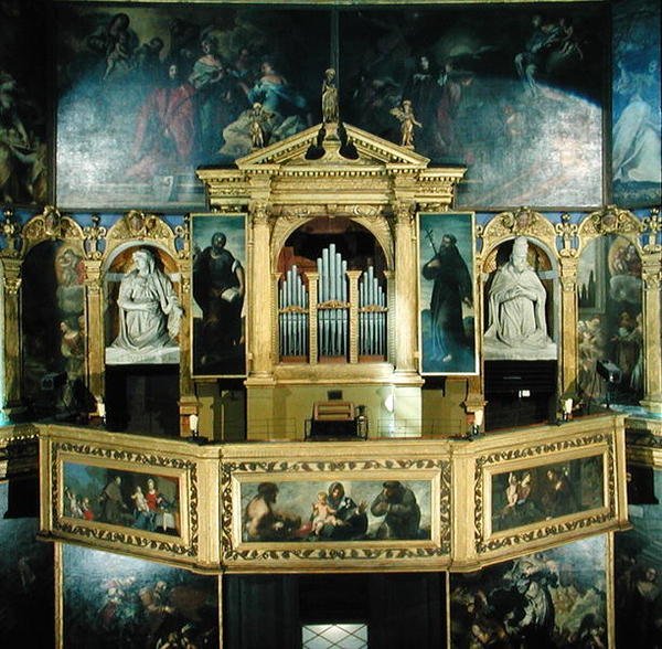 Widok organów, 1615 autorstwa Giovanni Battista Novello