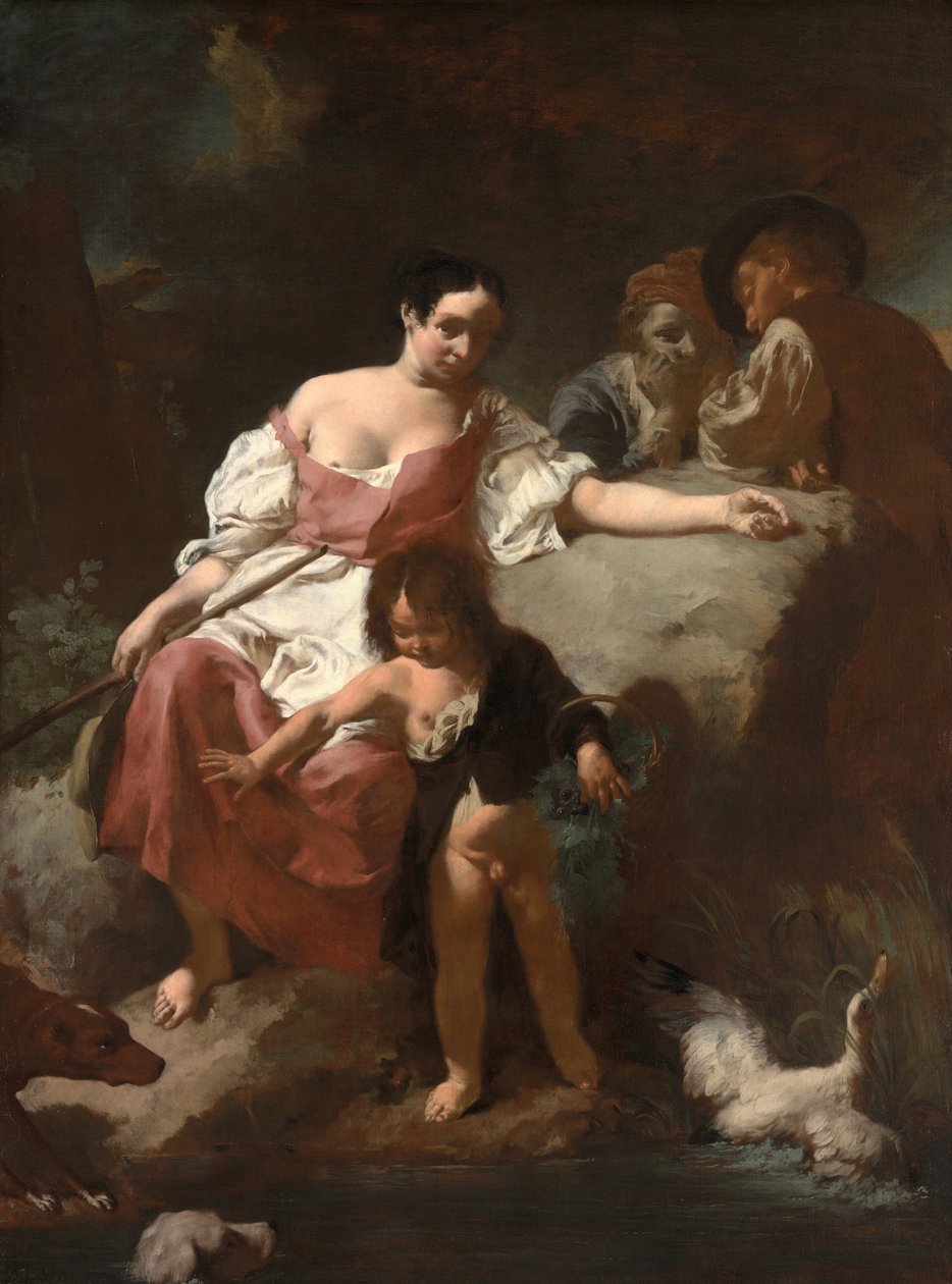 Scena pasterska, 1740. autorstwa Giovanni Battista Piazzetta