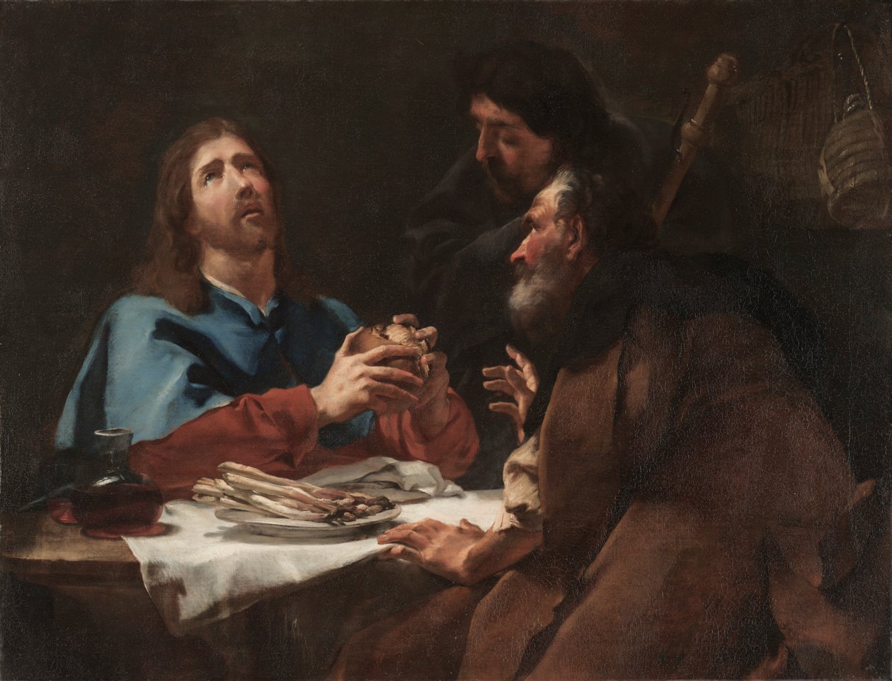 Wieczerza w Emaus, ok. godz. 1720. autorstwa Giovanni Battista Piazzetta