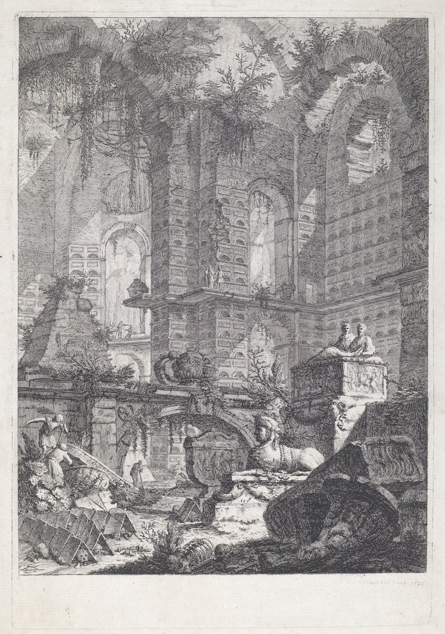 Komora grobowa autorstwa Giovanni Battista Piranesi