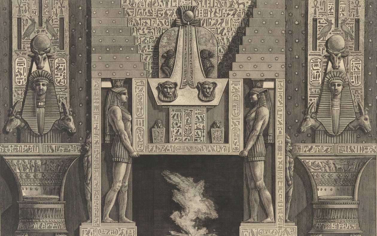 Kominek w stylu egipskim..., 1769. autorstwa Giovanni Battista Piranesi