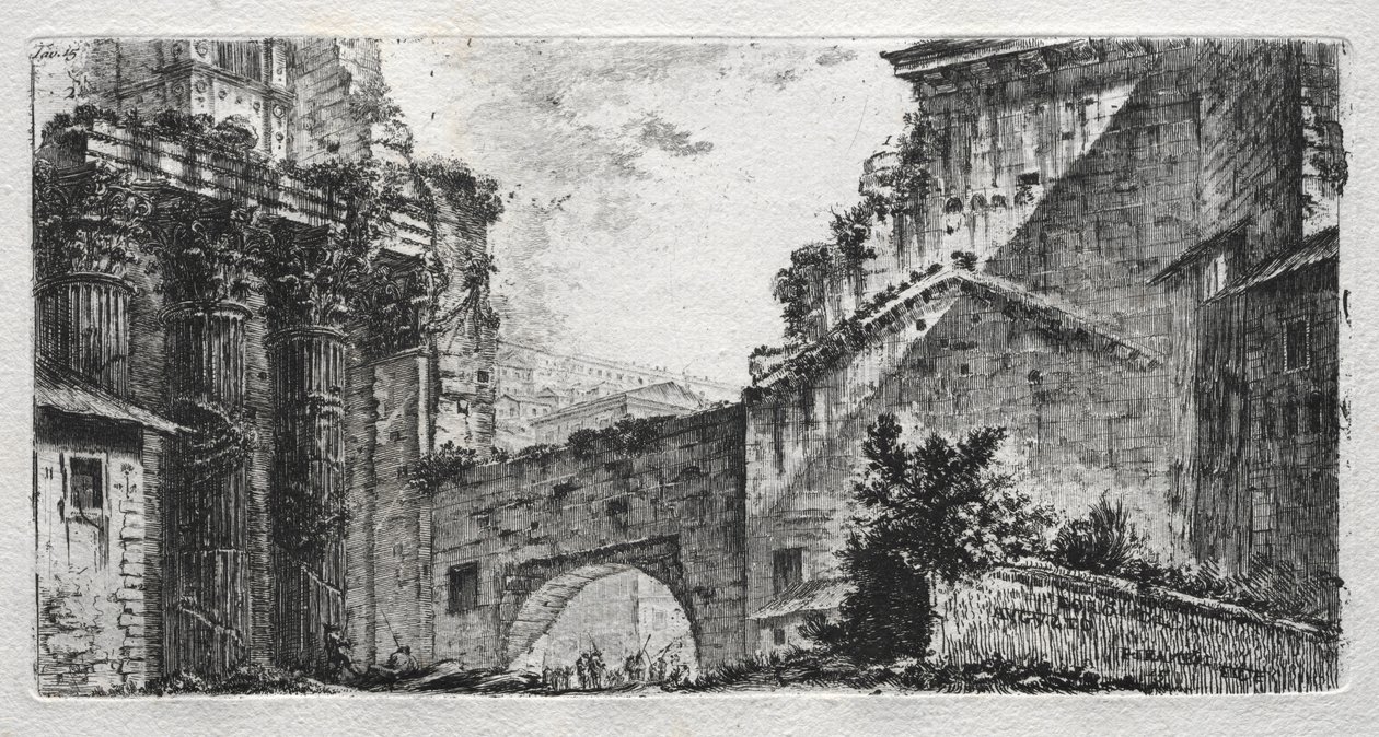 Forum Augusta. autorstwa Giovanni Battista Piranesi