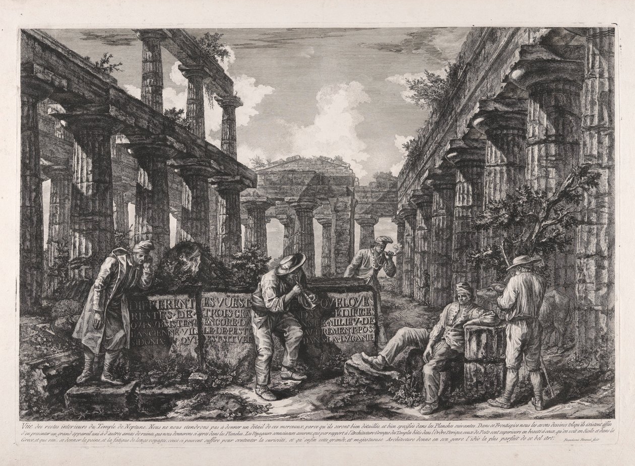Frontyspis, z różnych widoków autorstwa Giovanni Battista Piranesi