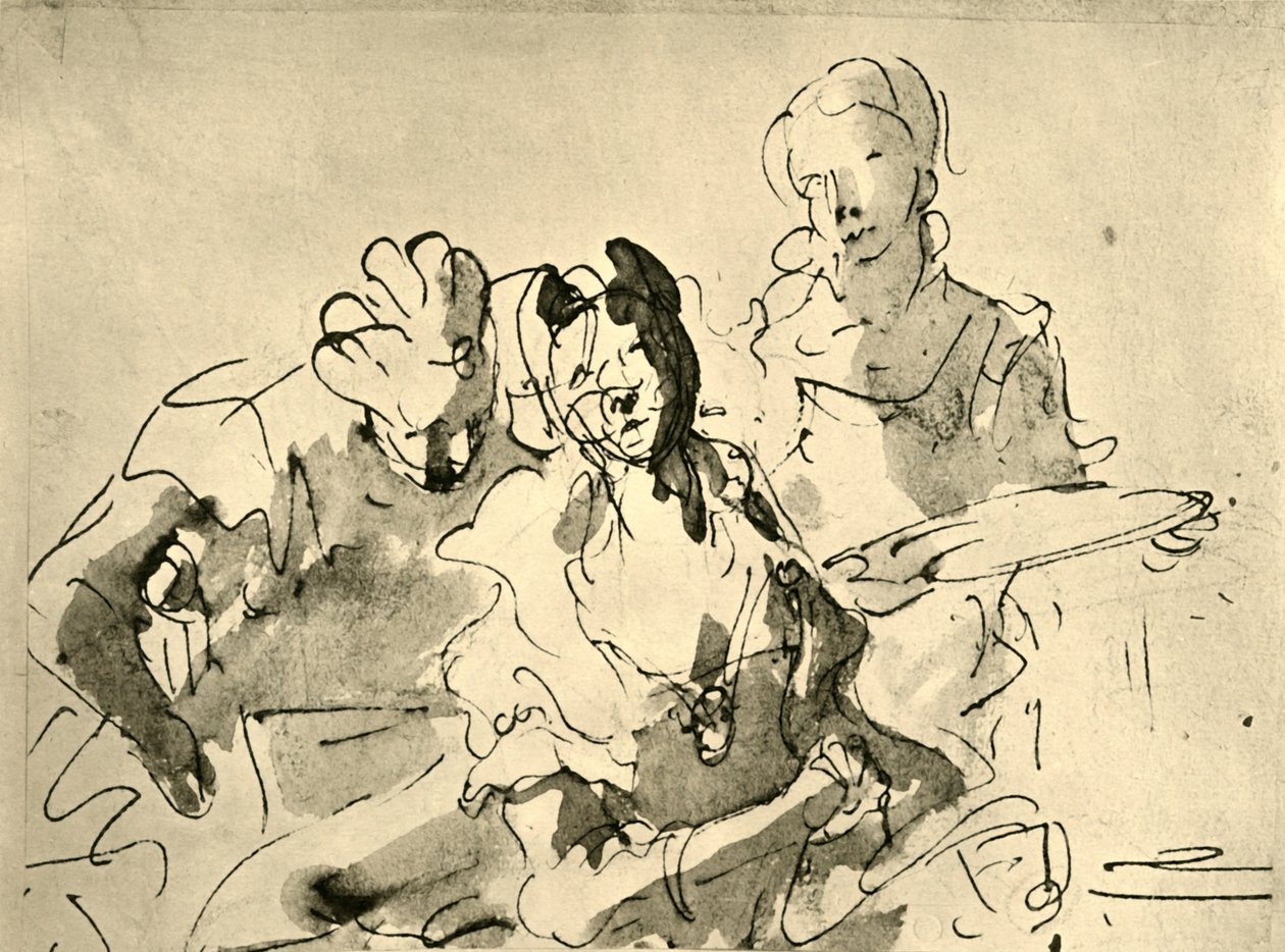 Kleopatra, początek XVIII wieku, 1928 autorstwa Giovanni Battista Tiepolo