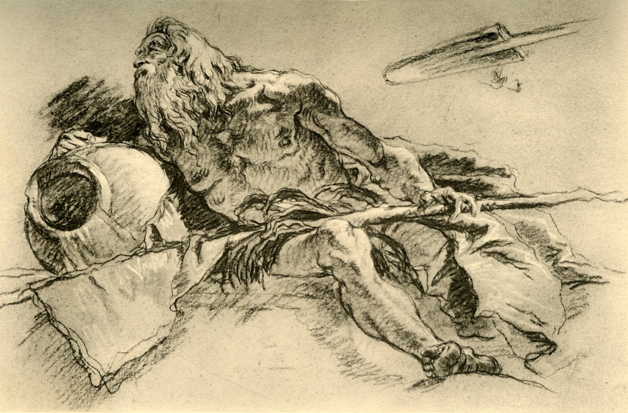 Nil, 1752, 1928 autorstwa Giovanni Battista Tiepolo