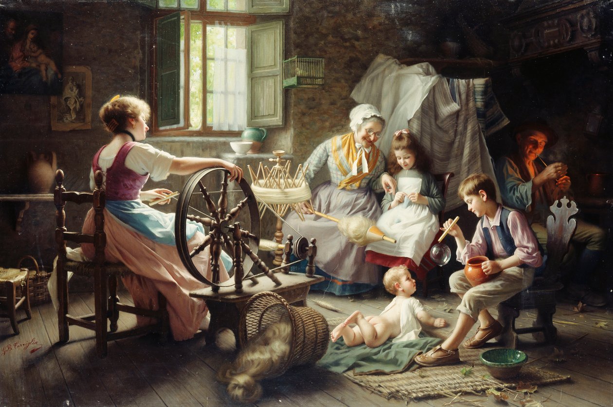 W kołowrotku autorstwa Giovanni Battista Torriglia