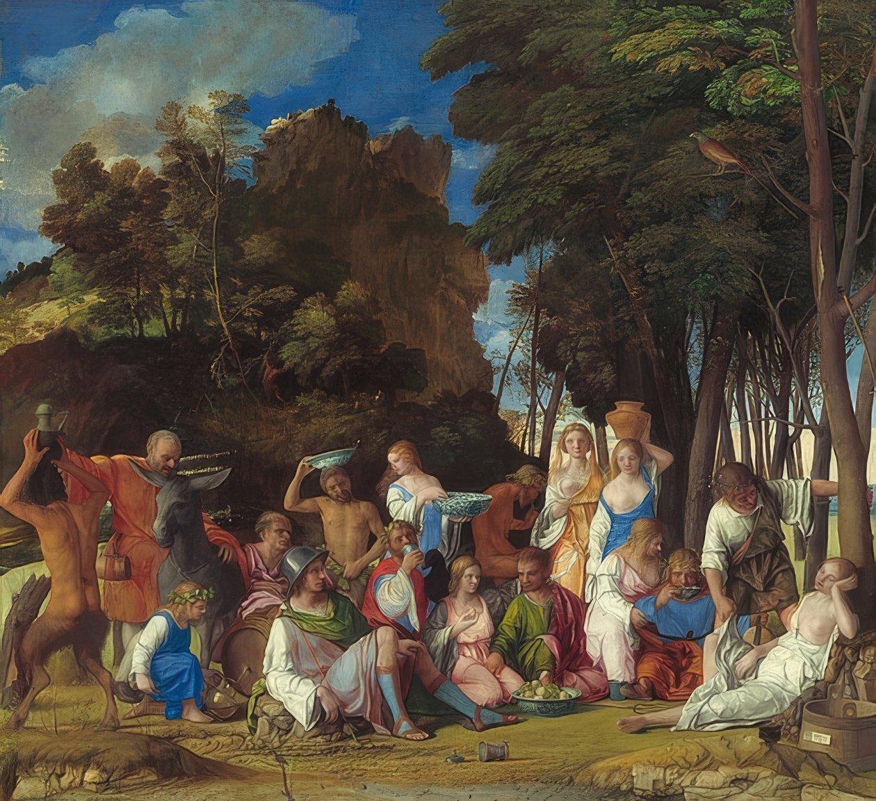 Święto bogów. 1514/29 autorstwa Giovanni Bellini