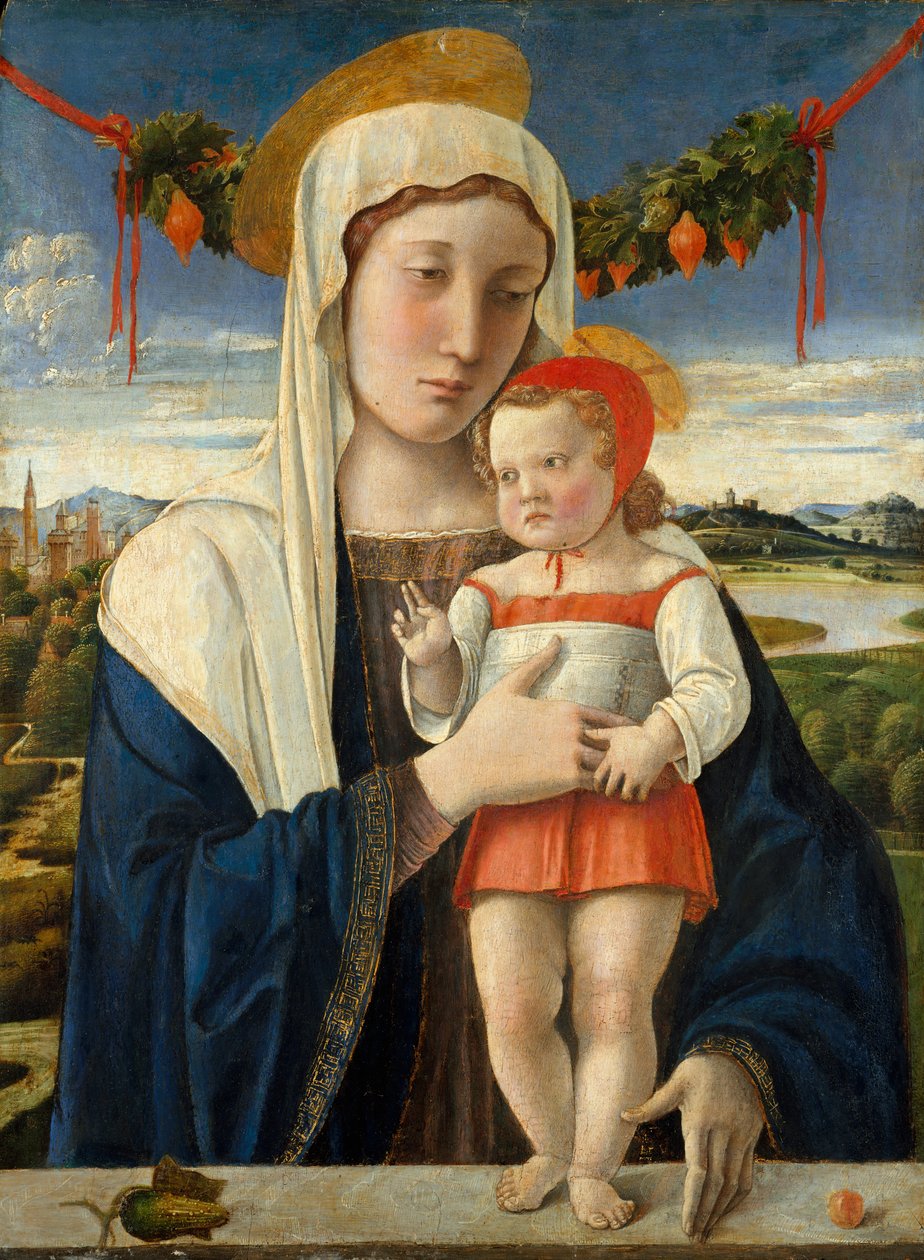 Madonna z Dzieciątkiem, ca. 1470. autorstwa Giovanni Bellini