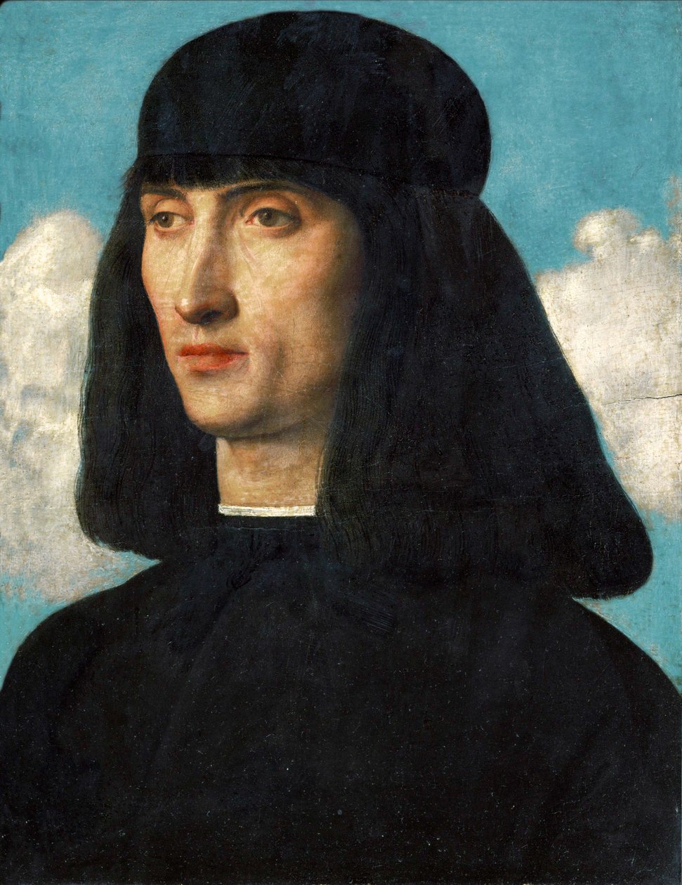 Portret mężczyzny ... autorstwa Giovanni Bellini
