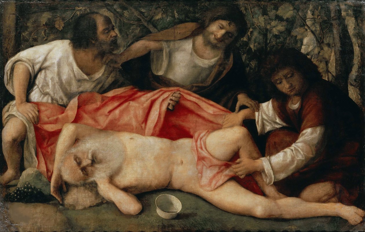 Pijaństwo Noego, ok. 1515. autorstwa Giovanni Bellini