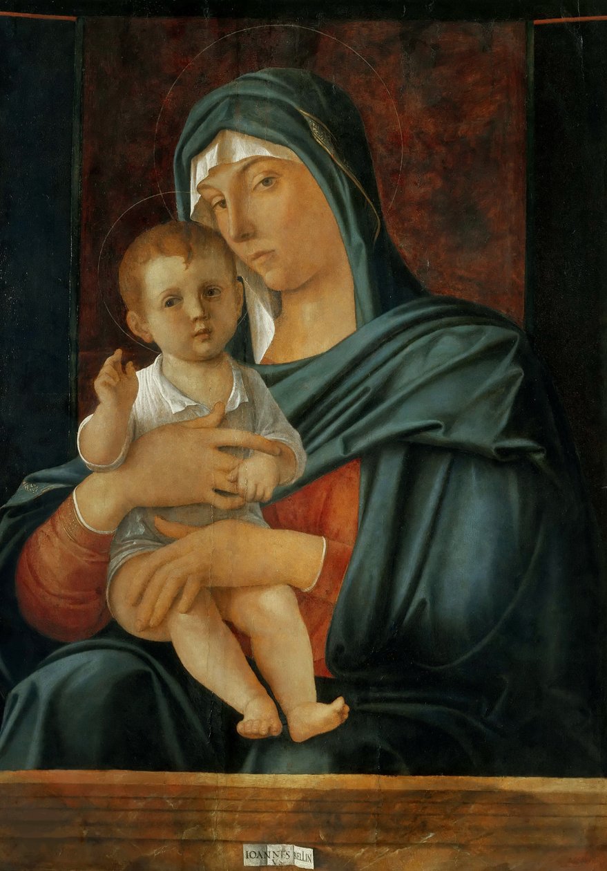 Dziewica z Dzieciątkiem, ok. 1470-1475. autorstwa Giovanni Bellini
