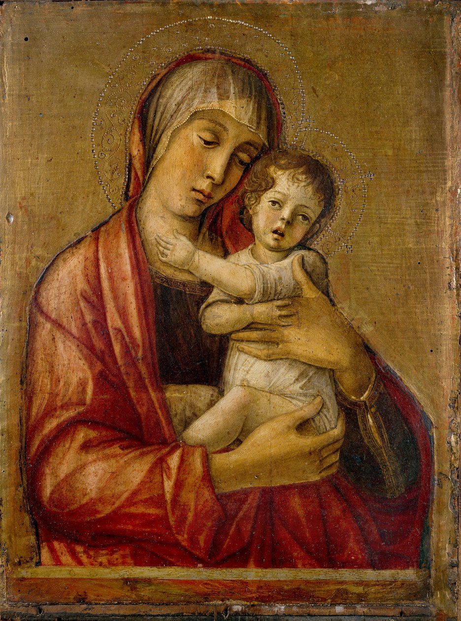 Dziewica z Dzieciątkiem, koniec lat 60. i początek lat 70 autorstwa Giovanni Bellini