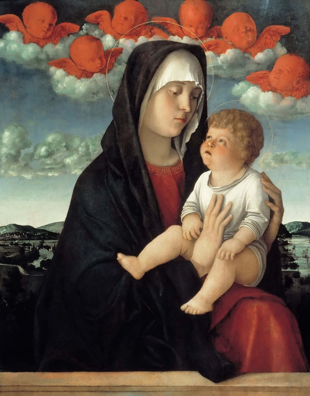 Dziewica z Dzieciątkiem , ok. godz. 1500. autorstwa Giovanni Bellini