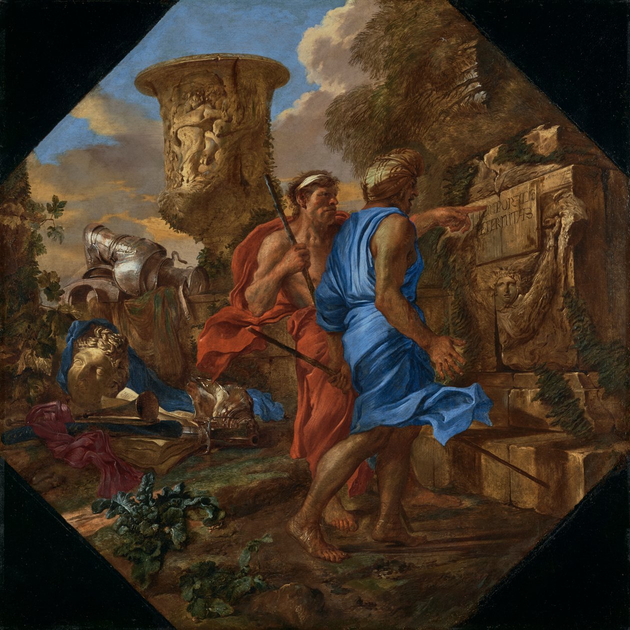 Pasterze Arkadyjscy, ok.1655 autorstwa Giovanni Benedetto Castiglione